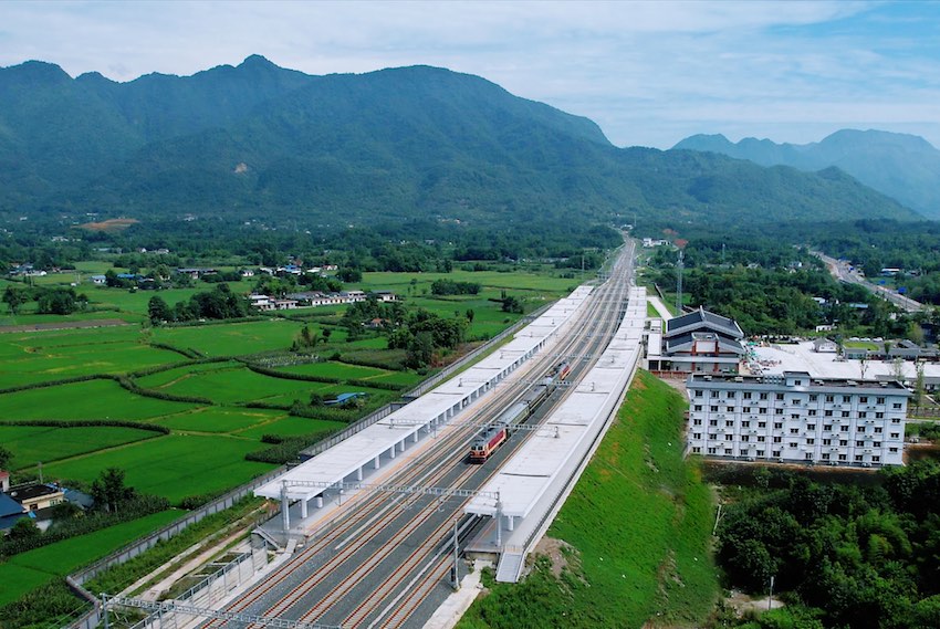 新建鐵路線啟動(dòng)聯(lián)調(diào)聯(lián)試，意味著距離開通運(yùn)營(yíng)再進(jìn)一步。成蘭公司供圖
